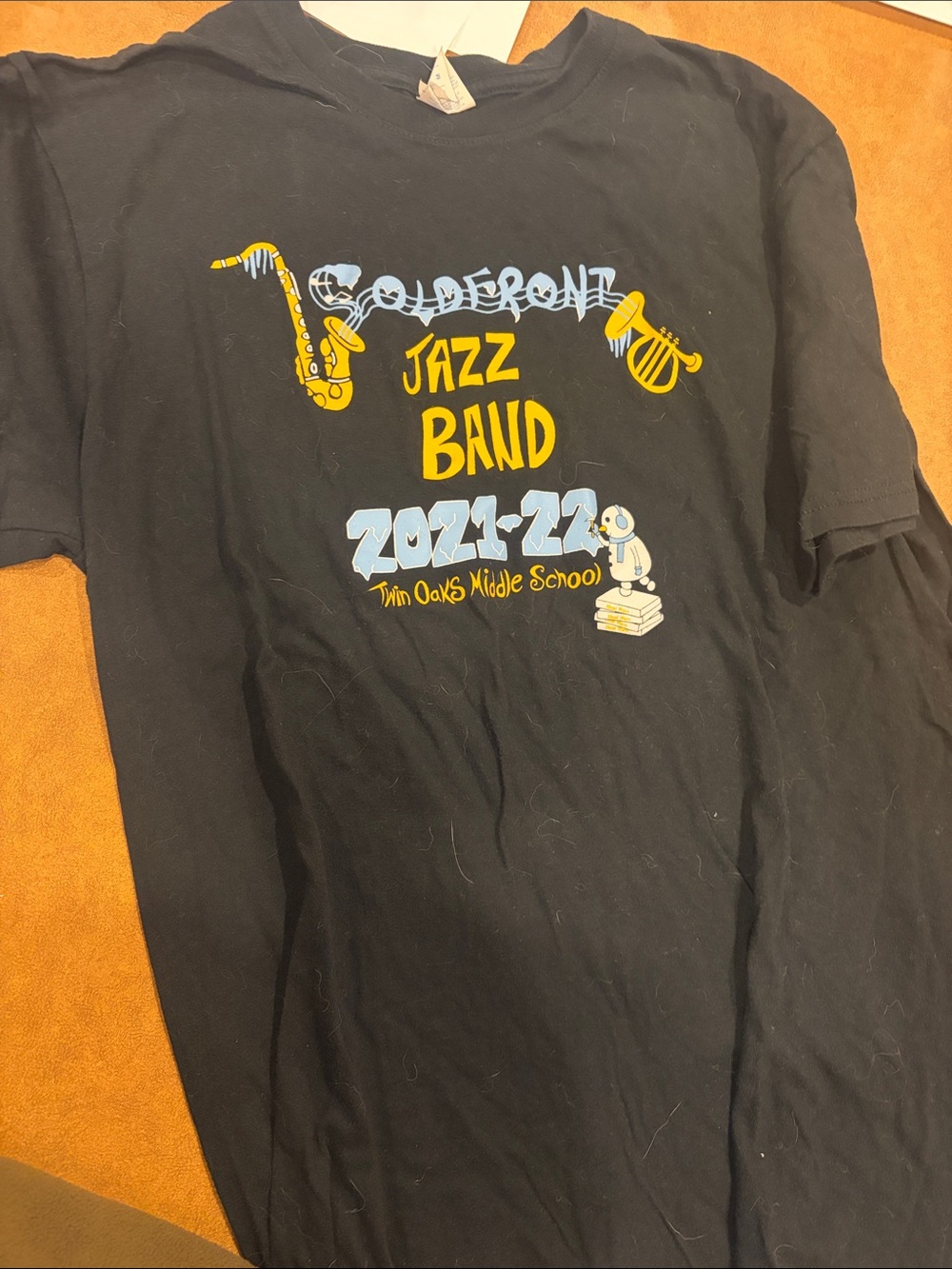 Black "Jazz Band 2021-22" Kids T-Shirt